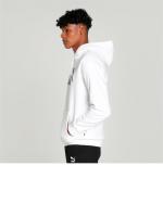 Puma Essentials Big Logo Hoodie Cotton Fleece Men White