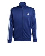  Tuta Intera Completa UOMO Adidas Basic 3-Stripes French Terry Blu Tempo Libero 