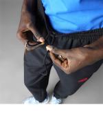 Manchester United MUFC adidas UBP TP Tracksuit Bottoms Zip Pockets 2025 Black