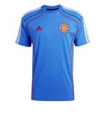 T-Shirt leisure Manchester United MUFC Crewneck Cotton 2025 Light Blue