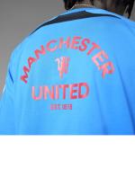 T-Shirt leisure Manchester United MUFC Crewneck Cotton 2025 Light Blue