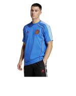 T-Shirt leisure Manchester United MUFC Crewneck Cotton 2025 Light Blue