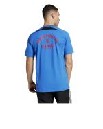 T-Shirt leisure Manchester United MUFC Crewneck Cotton 2025 Light Blue