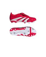  Scarpe Calcio Adidas Predator League Fold-Over Tongue Firm Ground Junior Rosso 