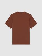 T-Shirt Leisure Dickies SS MAPLETON Cotton Jersey Short Sleeves Round Neck Man Brown