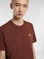 T-Shirt Leisure Dickies SS MAPLETON Cotton Jersey Short Sleeves Round Neck Man Brown