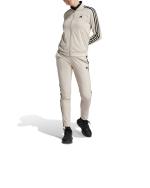 Adidas DAMEN 3-Streifen Polyester Beige Kompletter Trainingsanzug