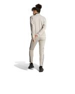 Adidas DAMEN 3-Streifen Polyester Beige Kompletter Trainingsanzug