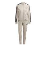 Adidas DAMEN 3-Streifen Polyester Beige Kompletter Trainingsanzug