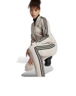 Adidas DAMEN 3-Streifen Polyester Beige Kompletter Trainingsanzug