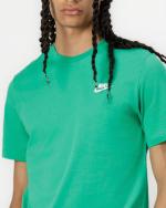 Leisure t-shirt nike NSW CLUB TEE Bottle Green Cotton