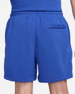  Pantaloncini Shorts UOMO Nike Club Flow French-Terry Blu Royal Cotone 