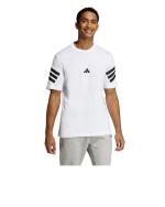 adidas Future Icons 3-Stripes Cotton Men's Leisure T-Shirt White