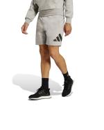 adidas Essentials Big Logo Single Jersey Cotton Men's Shorts with Pockets Grey