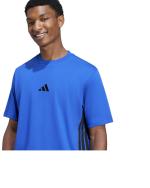 Leisure T-Shirt adidas Essentials 3-Stripes Single Jersey Cotton Men's Royal