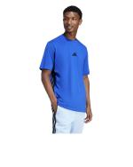Leisure T-Shirt adidas Essentials 3-Stripes Single Jersey Cotton Men's Royal