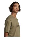 Leisure T-Shirt adidas Linear Single Jersey Cotton Mens Olive Green