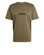 Leisure T-Shirt adidas Linear Single Jersey Cotton Mens Olive Green