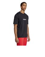 Leisure T-Shirt adidas Linear Single Jersey Cotton Mens Black