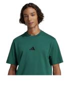 Leisure T-Shirt adidas ESSENTIALS SMALL LOGO Cotton Mens Green
