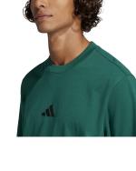 Leisure T-Shirt adidas ESSENTIALS SMALL LOGO Cotton Mens Green