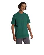 Leisure T-Shirt adidas ESSENTIALS SMALL LOGO Cotton Mens Green