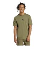 T-shirt maglia maglietta UOMO Adidas Verde Oliva Essentials Small Logo 
