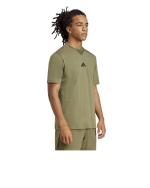  T-shirt maglia maglietta UOMO Adidas Verde Oliva Essentials Small Logo 