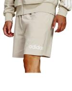  Pantaloncini Shorts UOMO Adidas Linear Single Jersey Beige Cotone 