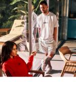  Pantaloncini Shorts UOMO Adidas Linear Single Jersey Beige Cotone 