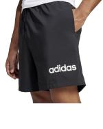  Pantaloncini Shorts UOMO Adidas Essentials Linear Chelsea Nero Poliestere 