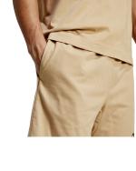 Pantaloncini Shorts UOMO Adidas Linear Single Jersey Beige Cotone 