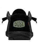  Scarpe Casual mocassino UOMO Hey Dude Wally canvas m Nero Lifestyle 