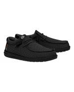  Scarpe Casual mocassino UOMO Hey Dude Wally canvas m Nero Lifestyle 