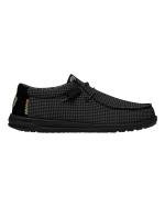  Scarpe Casual mocassino UOMO Hey Dude Wally canvas m Nero Lifestyle 