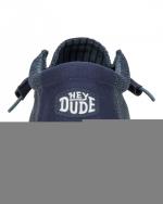  Mocassini Scarpe Casual UOMO Hey Dude Wally stretch mesh m Blu 