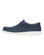  Mocassini Scarpe Casual UOMO Hey Dude Wally stretch mesh m Blu 
