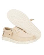  Scarpe Casual Mocassini UOMO Hey Dude Wally stretch mesh m Beige irish cream 