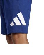 adidas Essentials Big Logo Single Jersey Cotton Men's Shorts with Pockets Blue