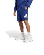 adidas Essentials Big Logo Single Jersey Cotton Men's Shorts with Pockets Blue