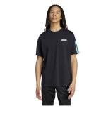 T-shirt maglia maglietta UOMO Adidas Nero Script Single jersey Cotone 