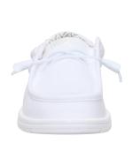  Scarpe Casual Mocassini UOMO Hey Dude Wally Stretch Canvas UOMO Bianco 