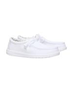  Scarpe Casual Mocassini UOMO Hey Dude Wally Stretch Canvas UOMO Bianco 