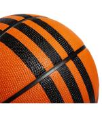 Adidas 3S Rubber X3 Basketball Ball Orange Black