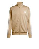  Tuta Intera Completa UOMO Adidas 3-Stripes Tricot Beige Poliestere 
