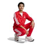 Tracksuit Tuta Intera Completa UOMO Adidas 3-Stripes Rosso Bianco Poliestere 