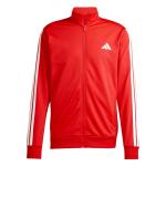  Tracksuit Tuta Intera Completa UOMO Adidas 3-Stripes Rosso Bianco Poliestere 