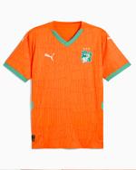  Costa D avorio Ivory Coast Puma Maglia Calcio Arancione 2025 Home 