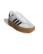  Scarpe Sneakers Ragazze Donna Adidas VL Court Bold Platform Lea Bianco Nero 