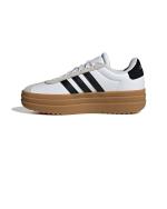  Scarpe Sneakers Ragazze Donna Adidas VL Court Bold Platform Lea Bianco Nero 